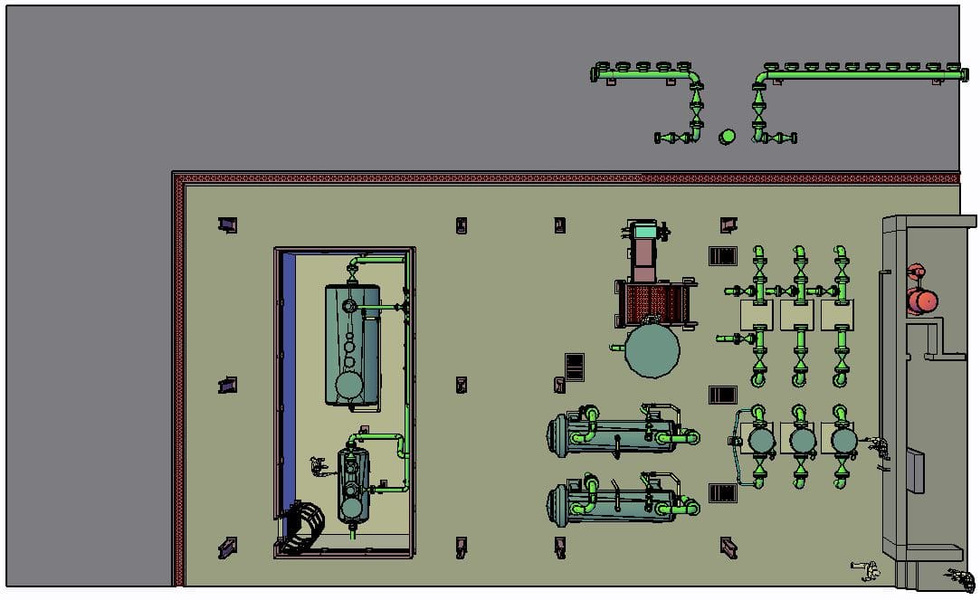 PIPING PLAN MANIFOLD AREA [PIPELINE ENGINEERING COMPANY DALLAS TEXAS