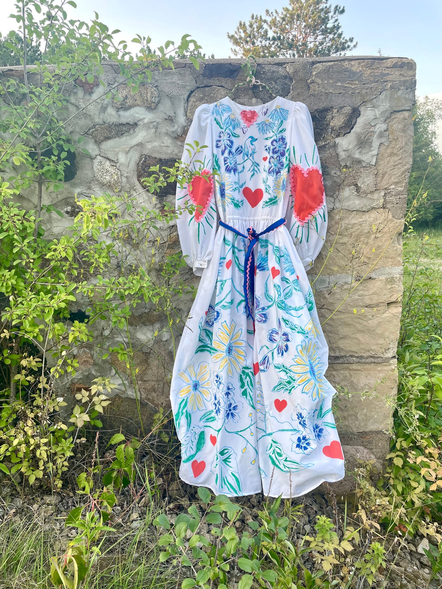 painted dress design PAINT SPLATTER PRINT DRESS