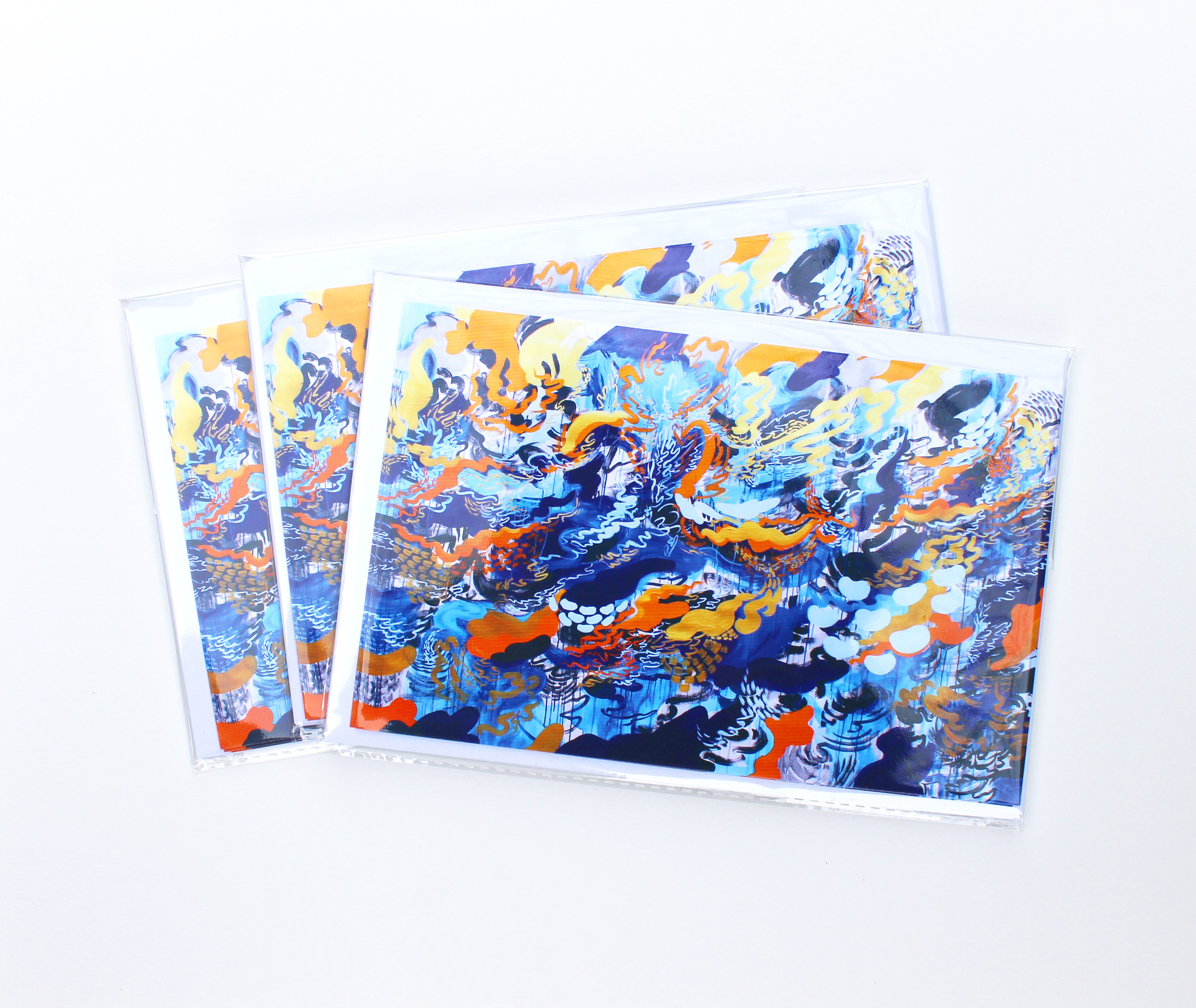 Chelsea s painting 3 flat cards and envelopes 