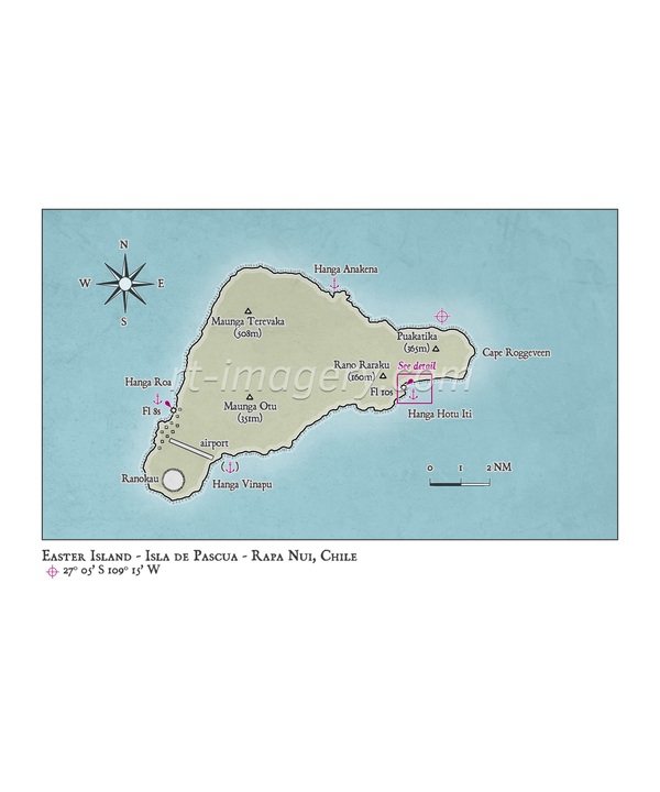 Easter Rise Map Richard Thomson Imagery