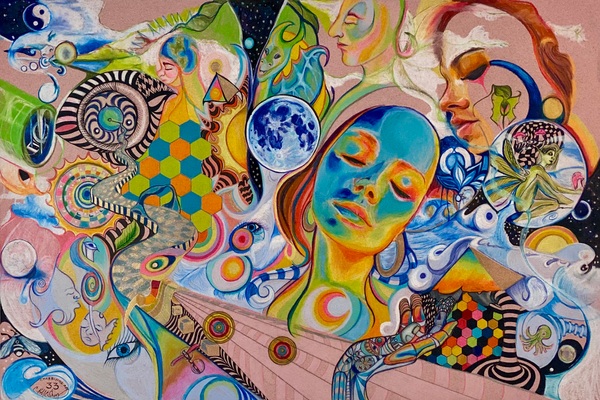 Drawing Abstract Prismacoloits Rebecca Sherry Art Portfolio