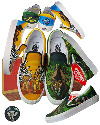 lion king shoes vans