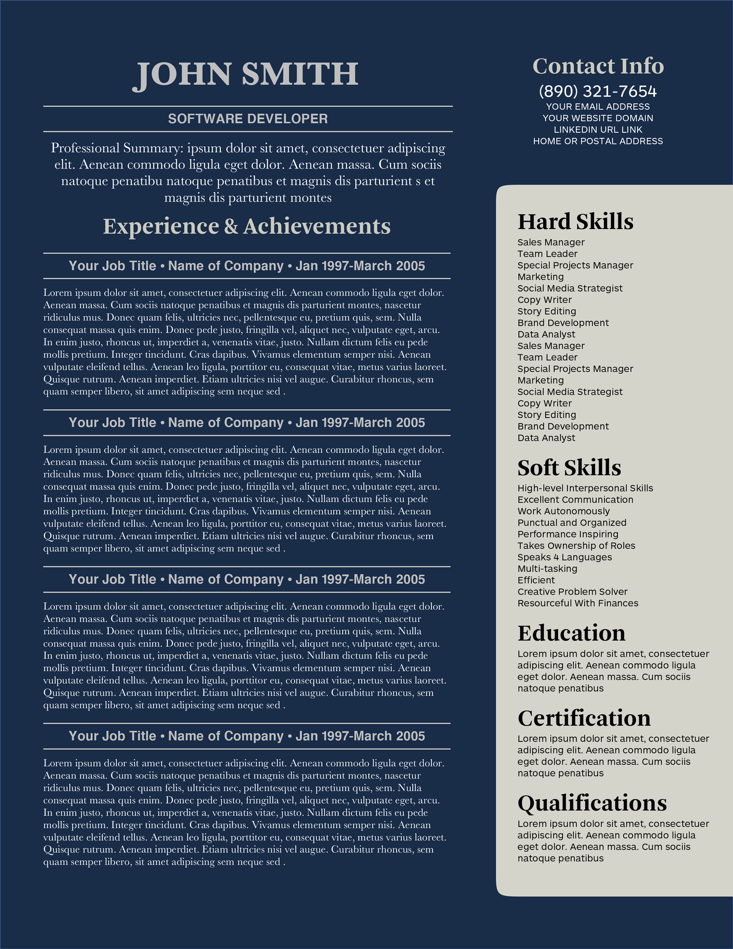 my vision life essay change