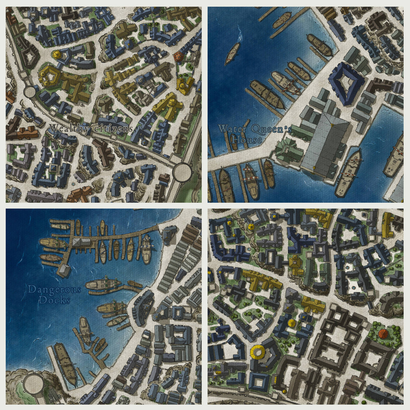 Banister And Polygon Map Heroes of Baldur's Gate