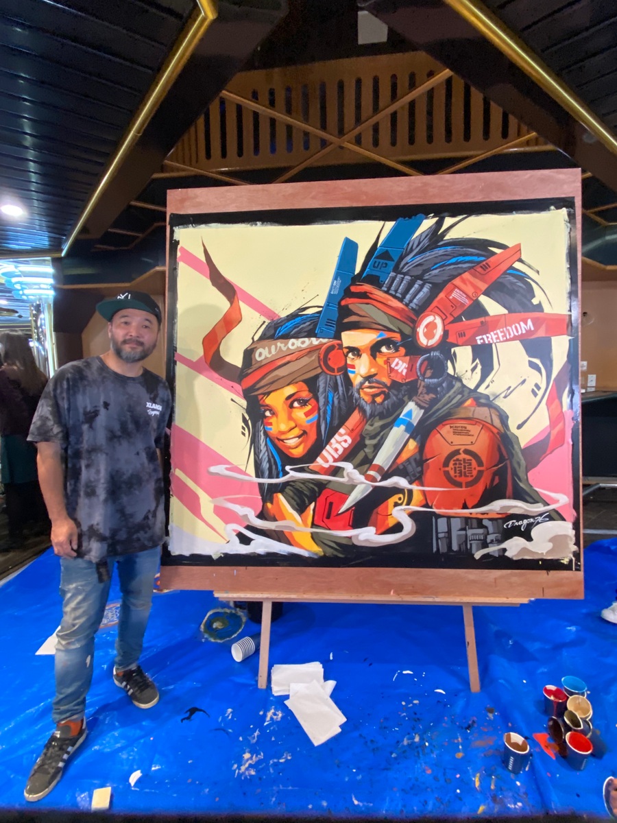 Dragon76 LIVE PAINT